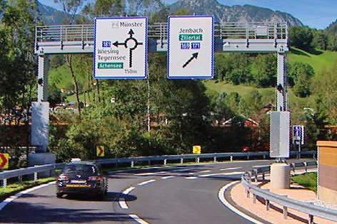 Ausbau der Autobahnausfahrt Wiesing/Zillertal