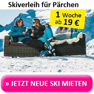 Skiverleih für Pärchen