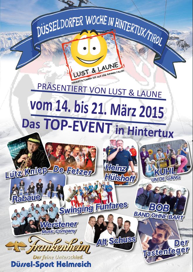 Bald wieder: Die Düsseldorfer Woche. Und ganz viel Party!