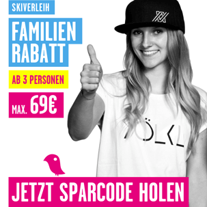 Skiverleih Familien-Rabatt